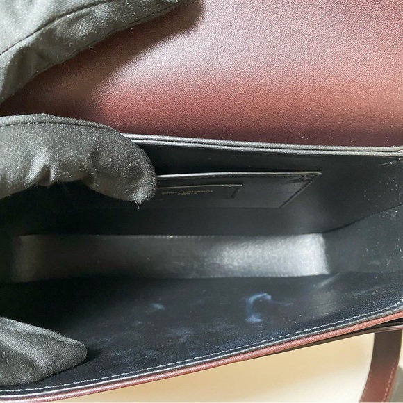 YSL Saint Laurent Tweed & Leather Solferino Shoulder Bag - Picture 8 of 11